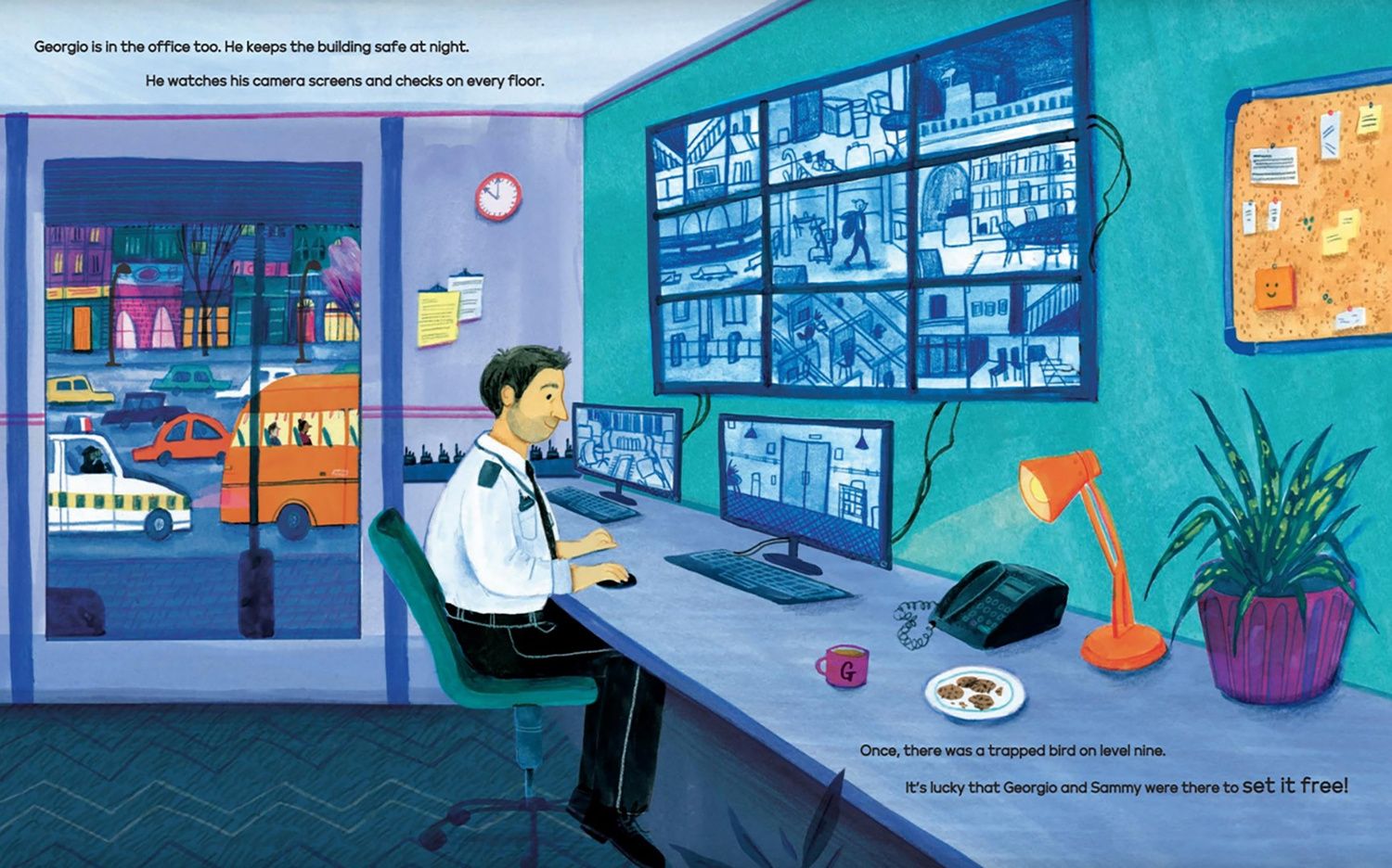 Polly Faber: All Through the Night. People Who Work While We Sleep
