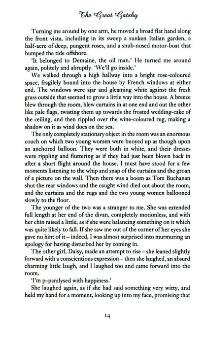 Francis Fitzgerald: The Great Gatsby