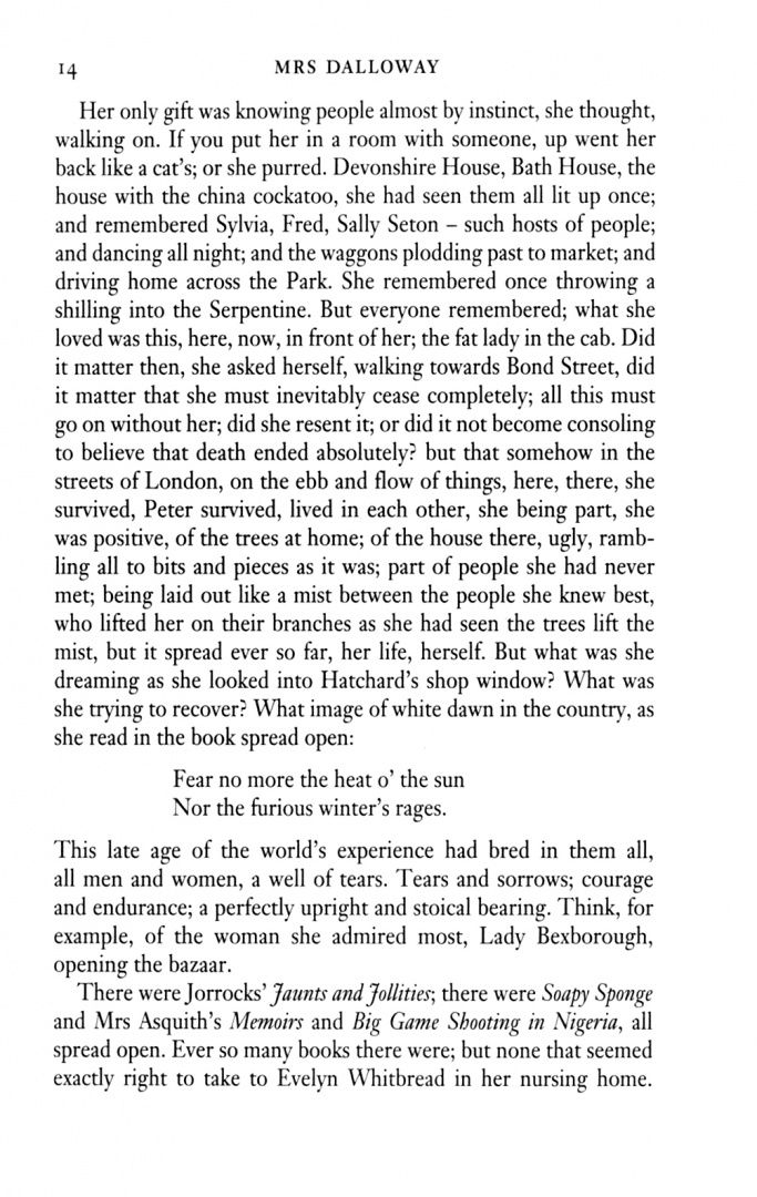 Virginia Woolf: Mrs Dalloway