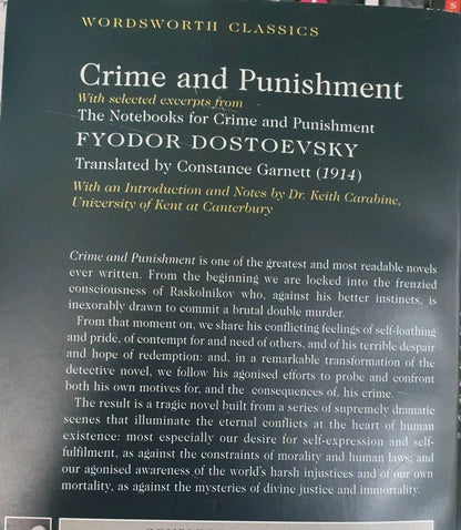 Fyodor Dostoevsky: Crime and Punishment