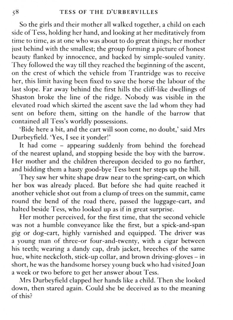Гарди Томас: Tess of the d'Urbervilles