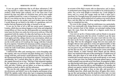 Daniel Defoe: Robinson Crusoe