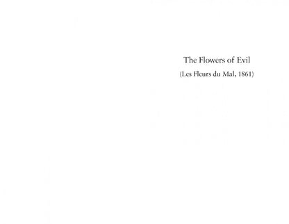 Charles Baudelaire: The Flowers of Evil