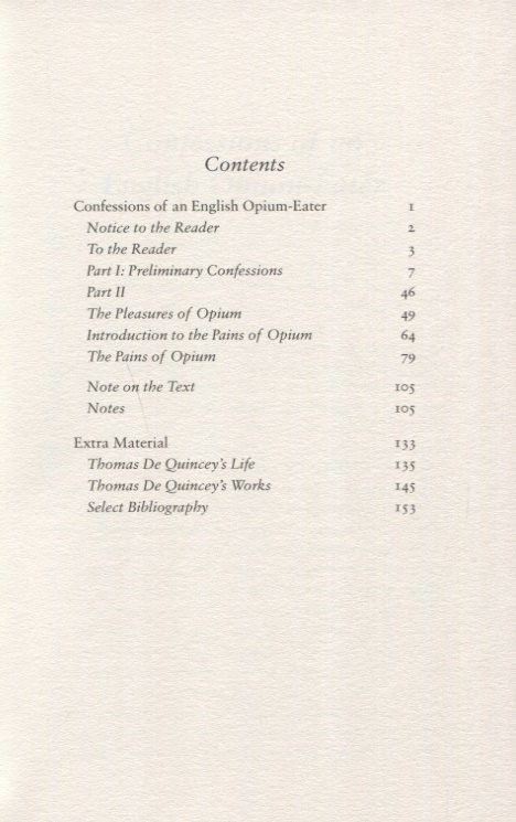 Quincey de: The Confessions of an English Opium-Eater and Other Writings