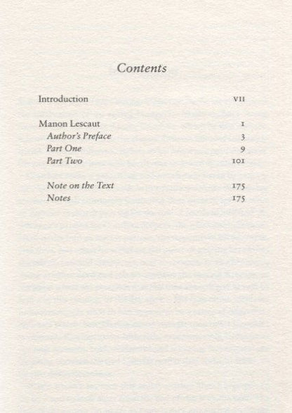Manon Lescaut: Antoine Franсois Prevost