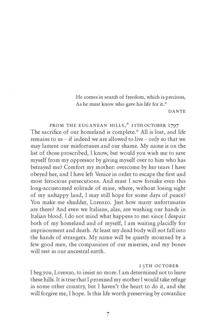 Ugo Foscolo: Last Letters of Jacopo Ortis