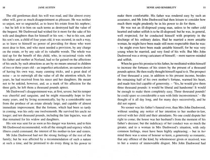 Jane Austen: Sense and Sensibility