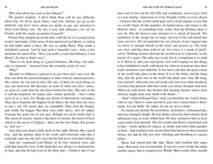 Oscar Wilde: The Picture of Dorian Gray