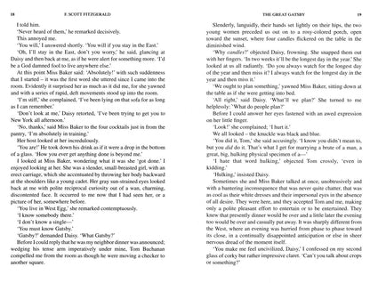 Francis Fitzgerald: The Great Gatsby