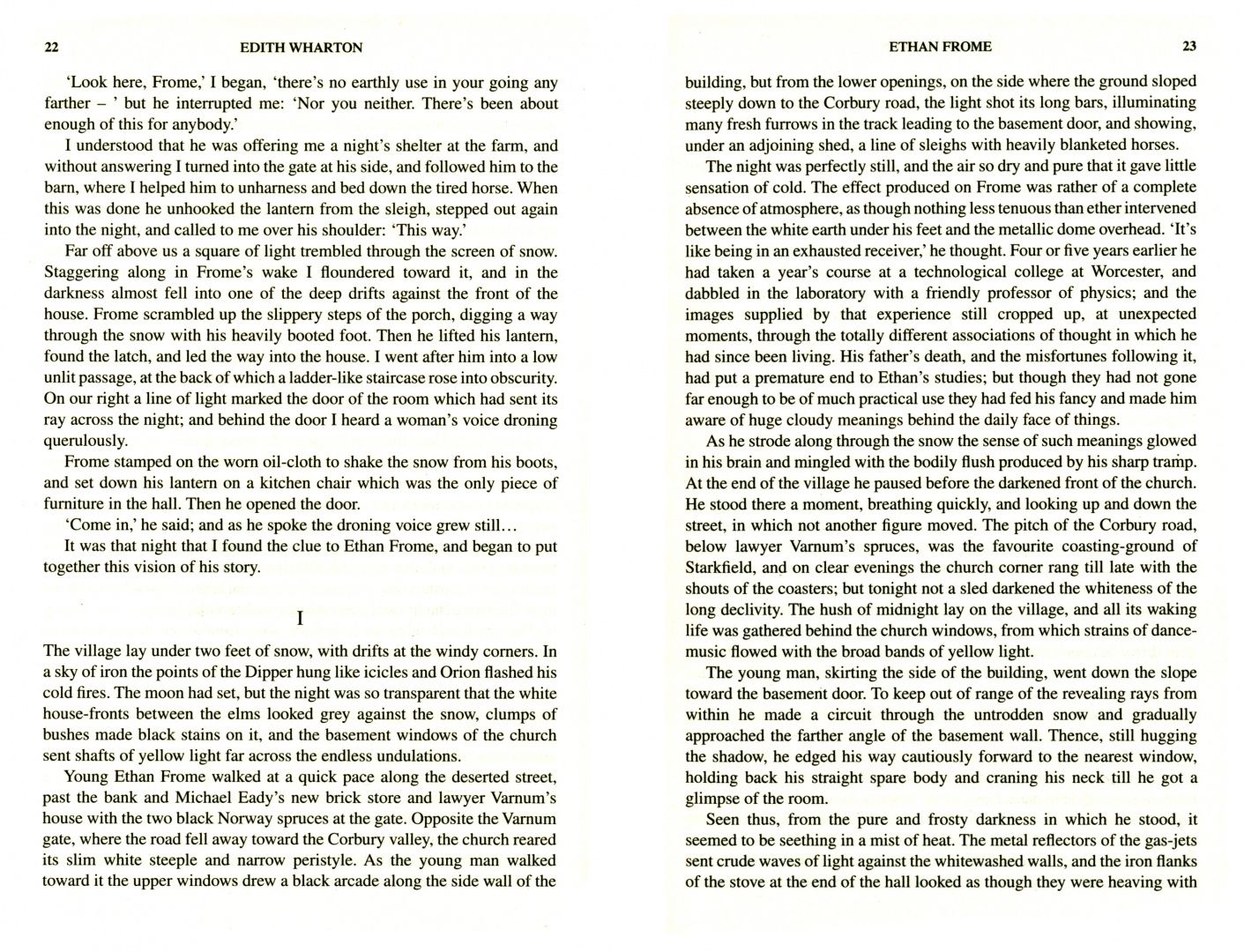 Edith Wharton: Ethan Frome and Other Stories