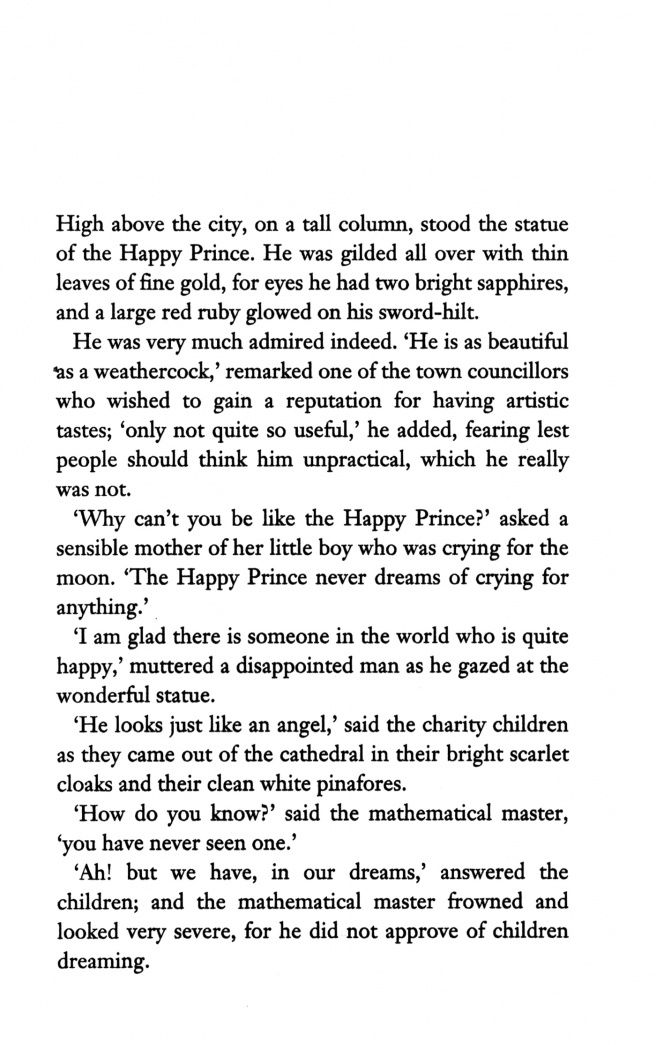 Oscar Wilde: The Happy Prince and Other Stories