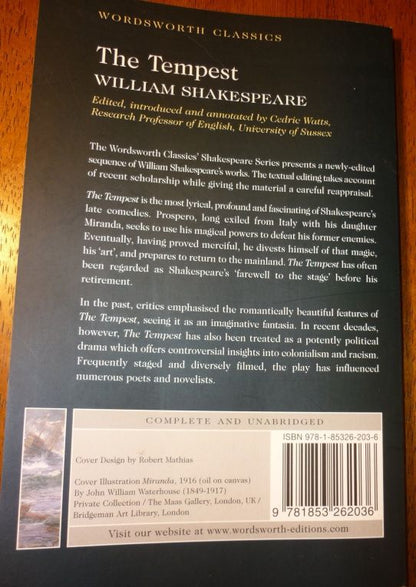 Шекспир Уильям: The Tempest