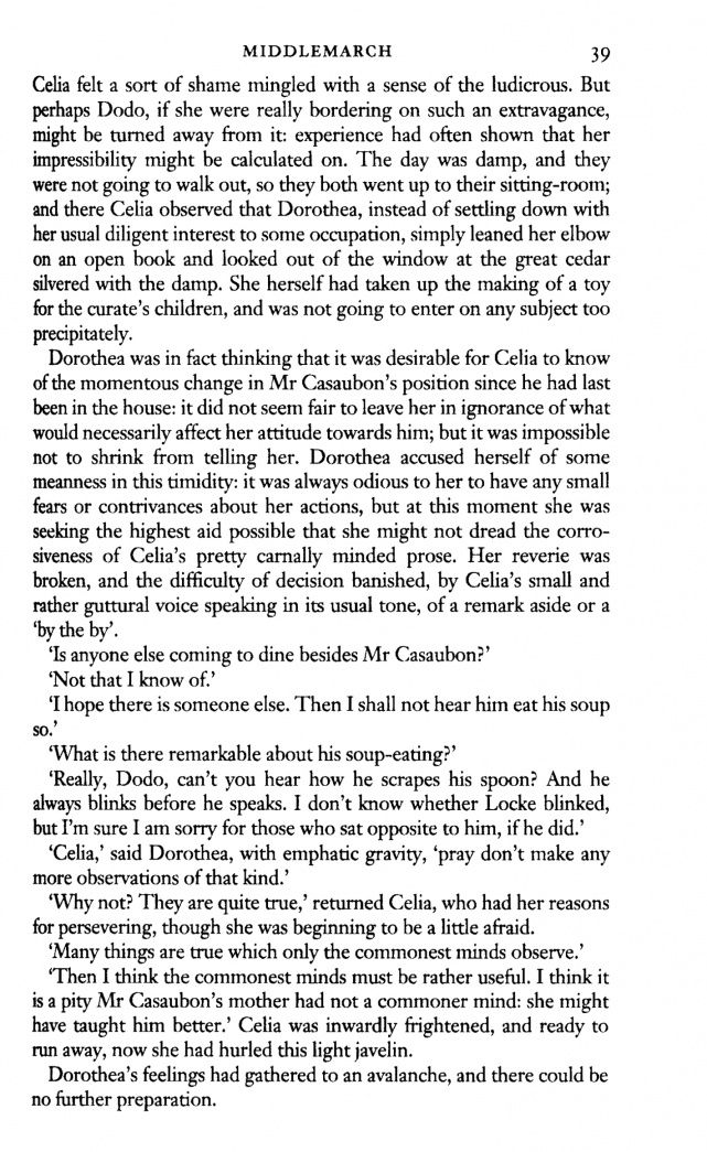 George Eliot: Middlemarch