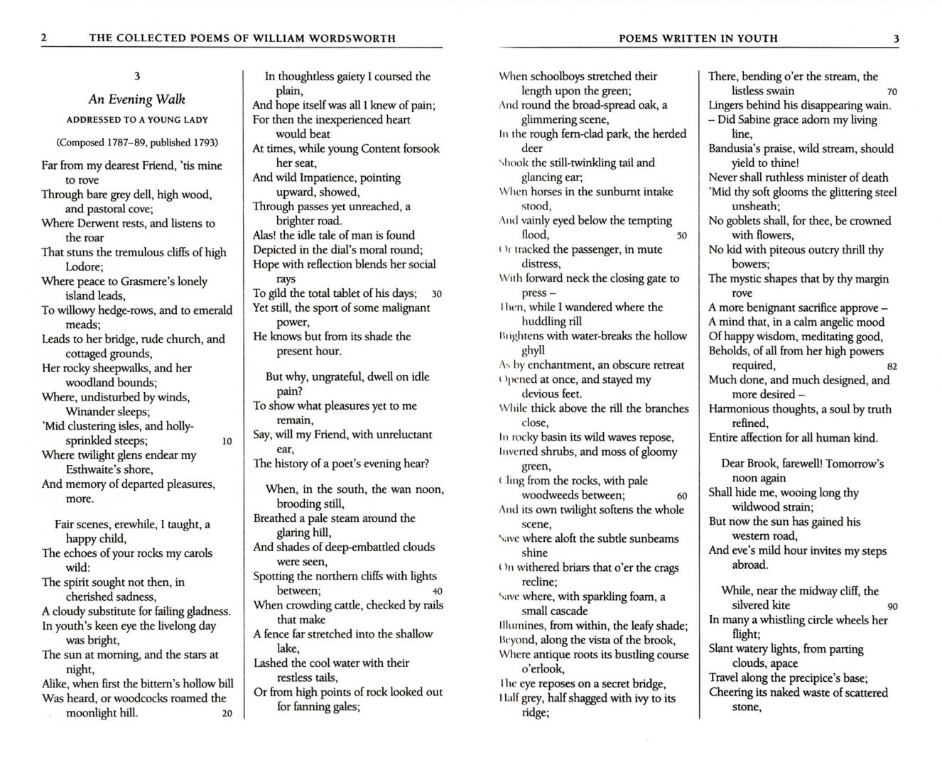 William Wordsworth: The Collected Poems of William Wordsworth