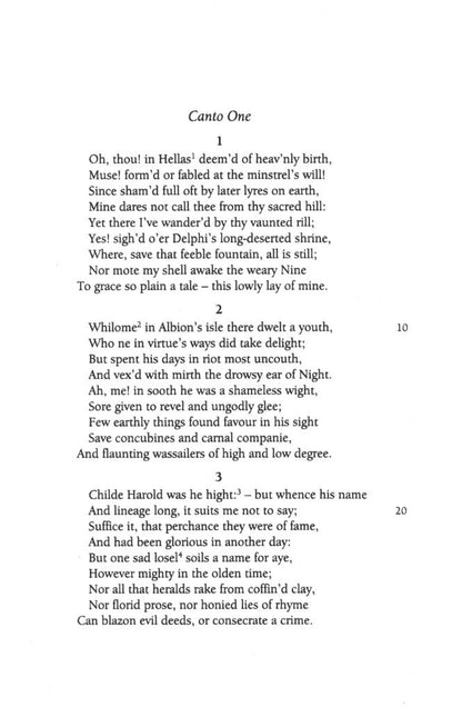 George Byron: The Selected Poems of Lord Byron. Including Don Juan and Other Poems