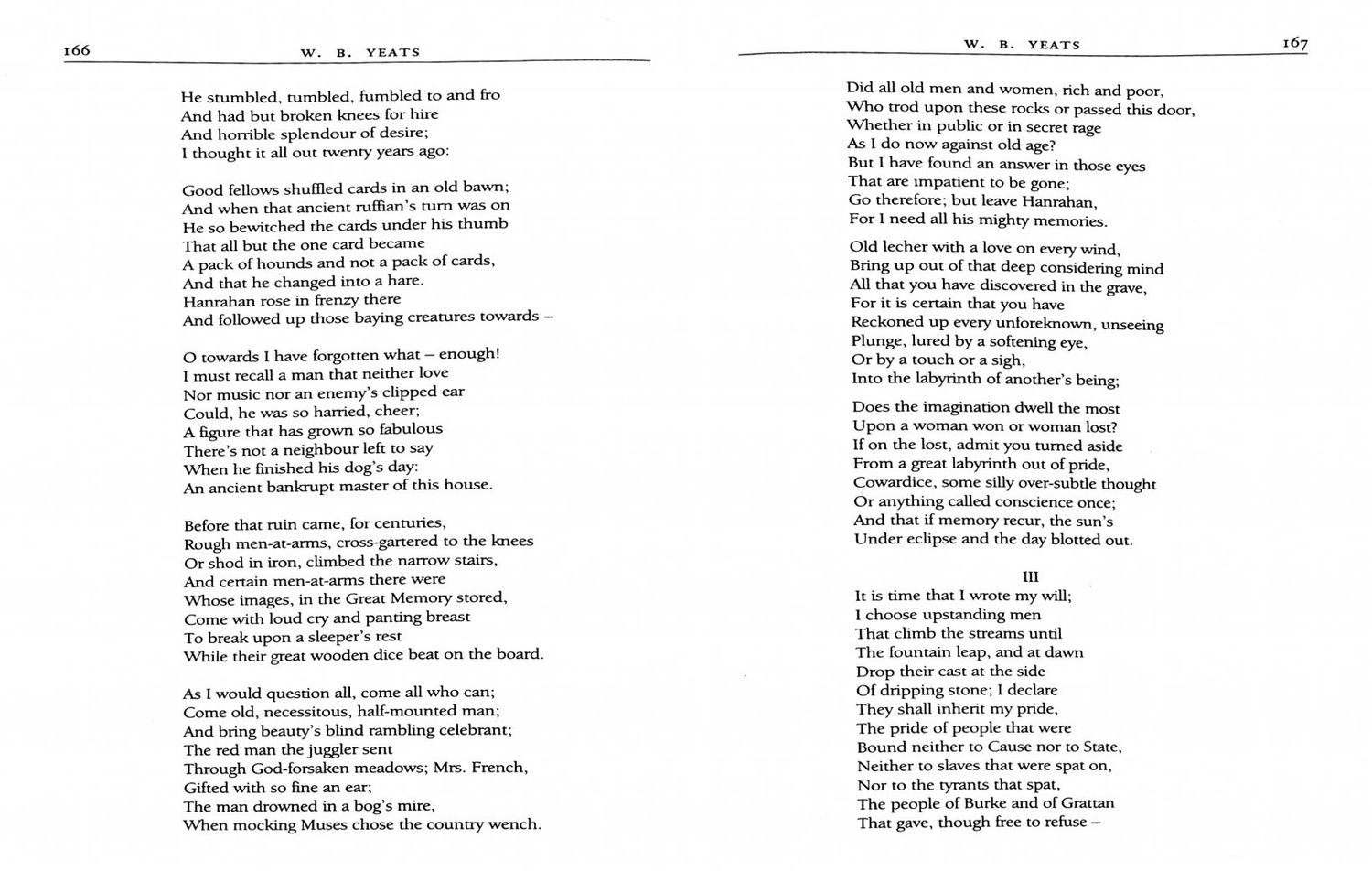 William Yeats: The Collected Poems of W. B. Yeats