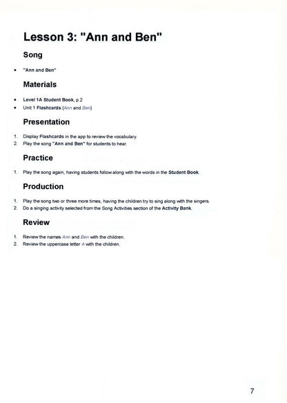 Wade Nichols: Fun English for Schools Teacher's Guide 1A