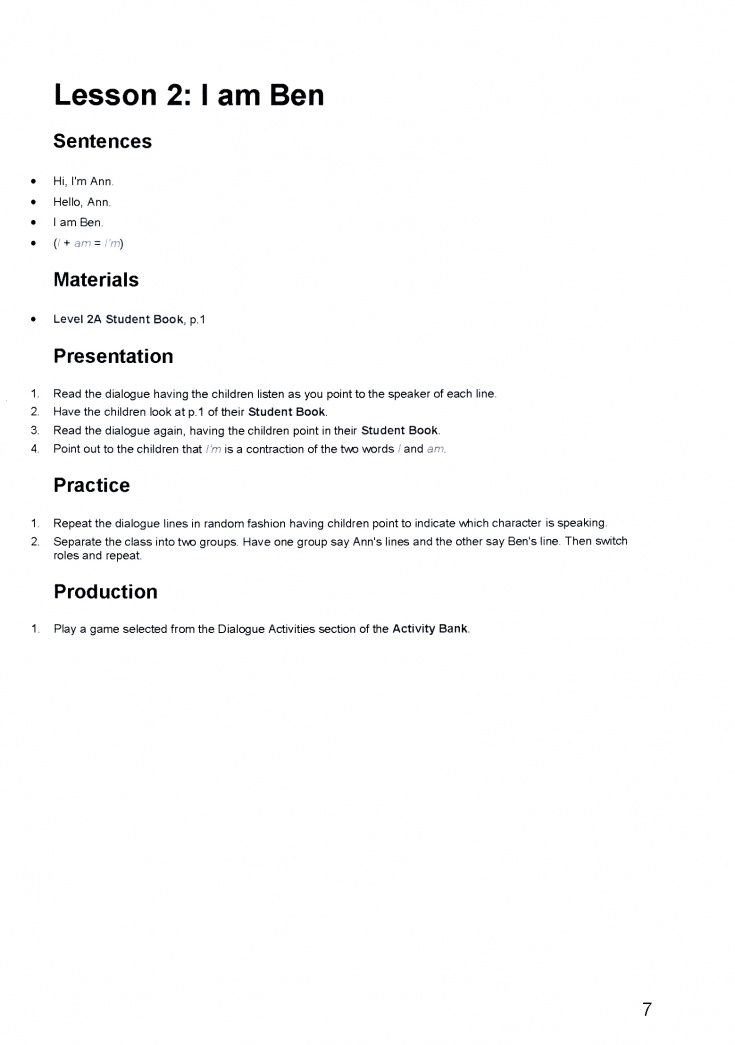 Wade Nichols: Fun English for Schools Teacher's Guide 2A