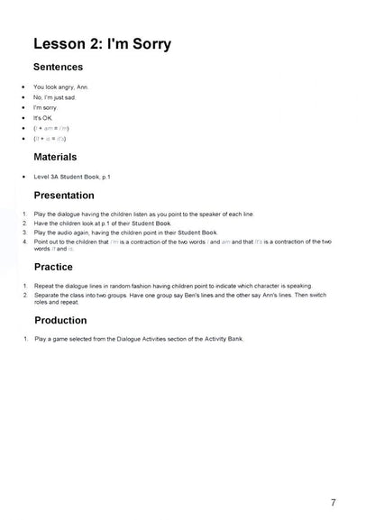 Wade Nichols: Fun English for Schools Teacher's Guide 3A