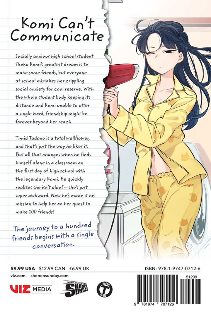 Tomohito Oda: Komi Can't Communicate. Volume 1