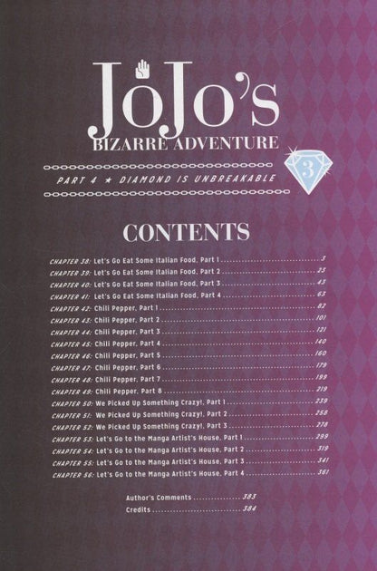 Hirohiko Araki: JoJos Bizarre Adventure. Part 4. Diamond Is Unbreakable. Volume 3