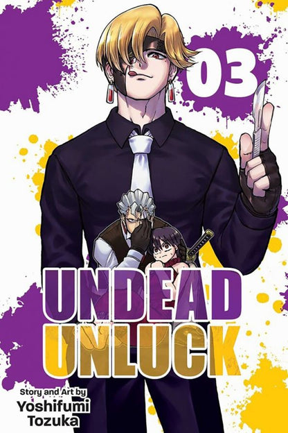 Yoshifumi Tozuka: Undead Unluck. Volume 3