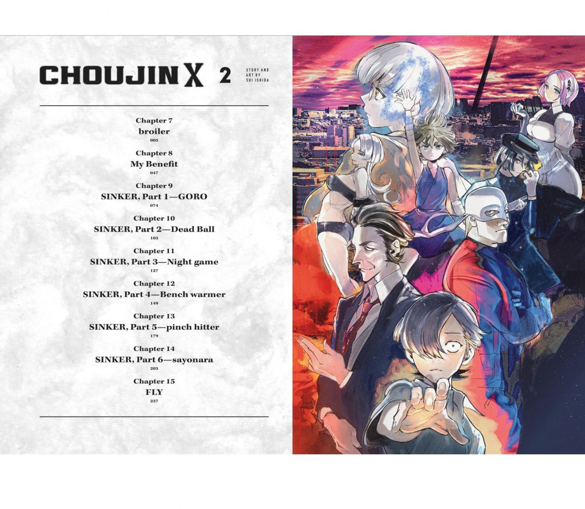 Sui Ishida: Choujin X. Volume 2