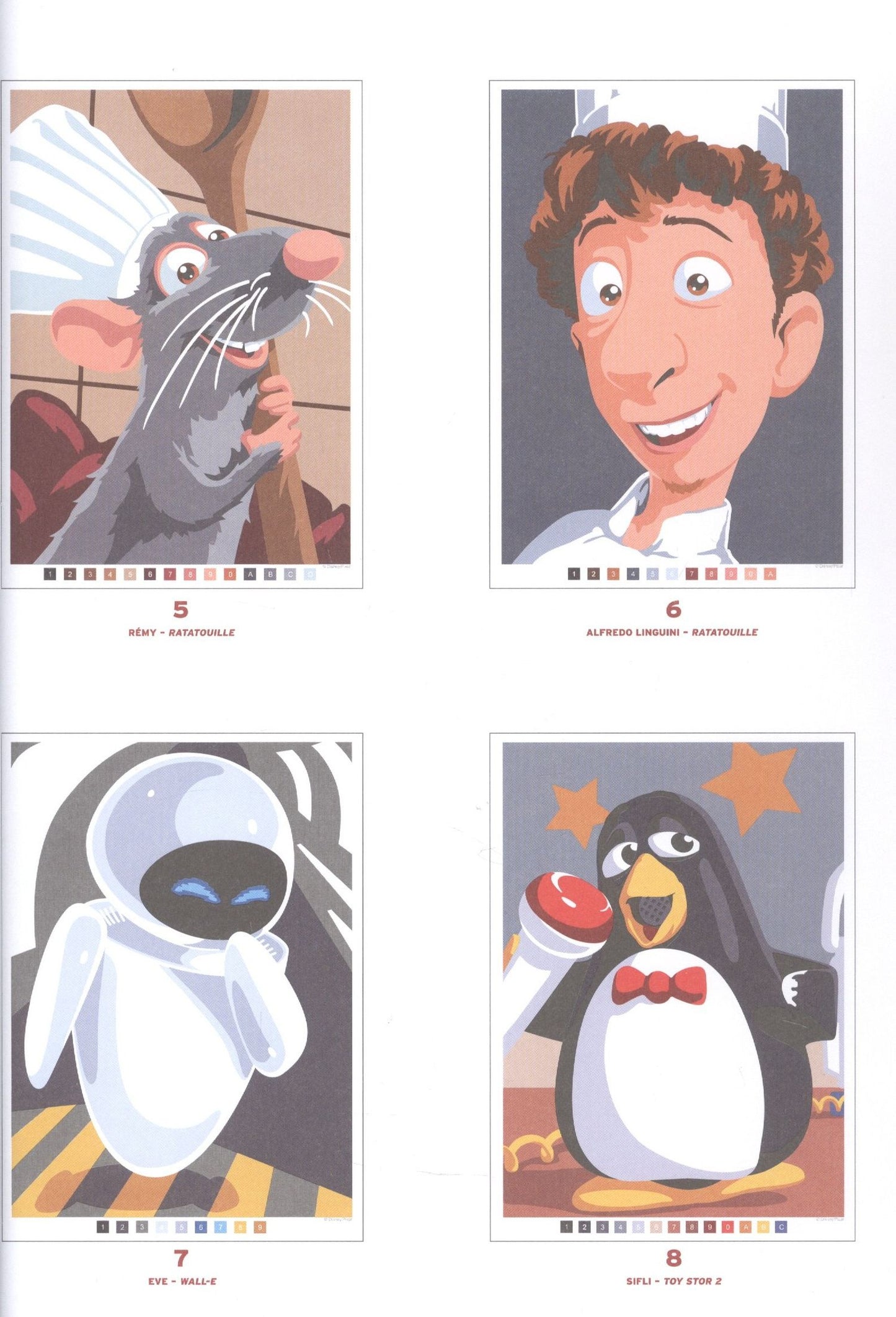 Jérémy Mariez: Раскраска Coloriages mysteres Pixar