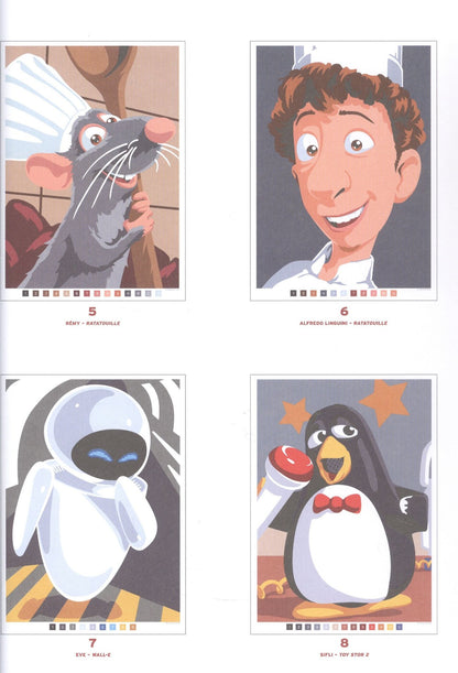 Jérémy Mariez: Раскраска Coloriages mysteres Pixar