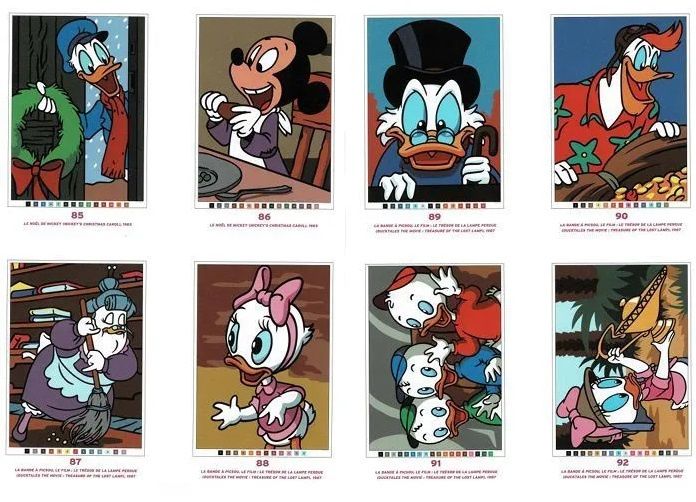 Раскраска по номерам «Coloriages mystères Disney - Mickey, Donald & Co»