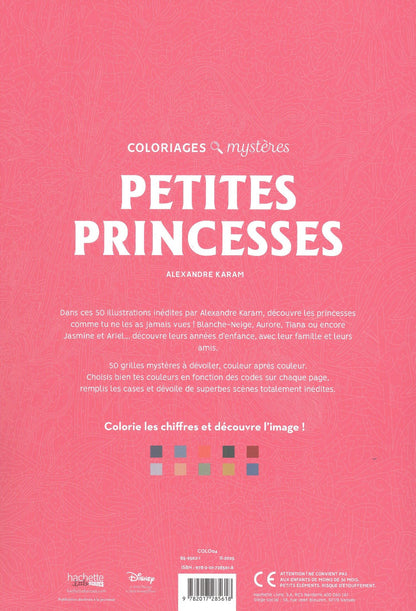 Alexandre Karam: Coloriages mystères Disney - Petites princesses