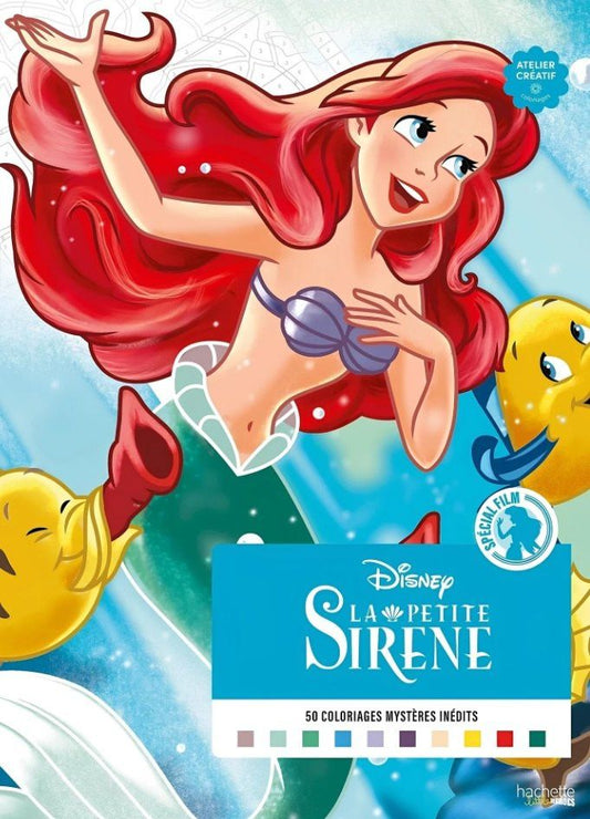 William Bal: Раскраска по номерам Coloriages mysteres Disney - LAPETITE SIRENE
