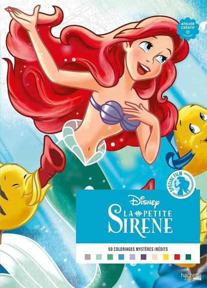 William Bal: Раскраска по номерам Coloriages mysteres Disney - LAPETITE SIRENE