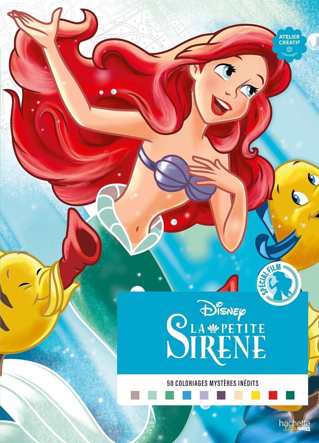 William Bal: Coloriages mysteres Disney La Petite Sirene Раскраска Волшебный мир Диснея Русалочка /Книги на английском языке