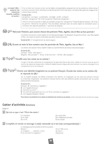 Colette Samson: Amis et compagnie 1. Niveau A1. Guide pedagogique