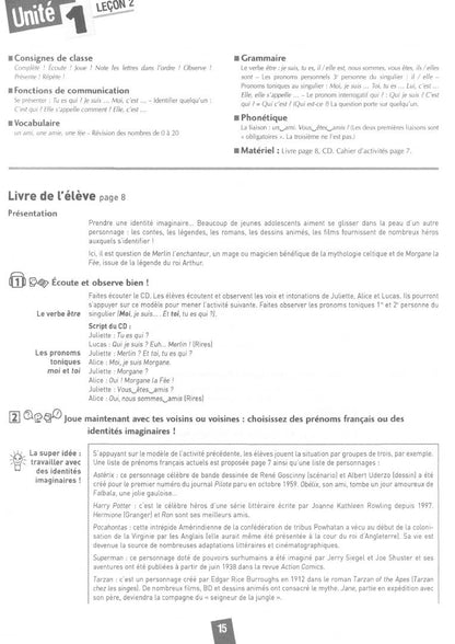Colette Samson: Amis et compagnie 1. Niveau A1. Guide pedagogique