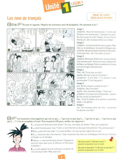 Colette Samson: Amis et compagnie 4. Niveau B1. Livre de l'eleve