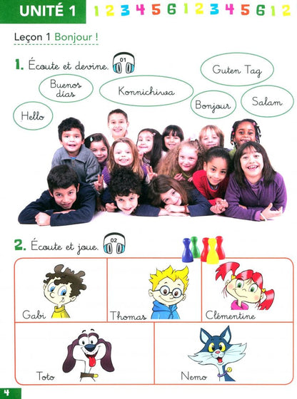 Ruiz E.: Clémentine 1. A1.1. Livre de l'élève (+DVD)