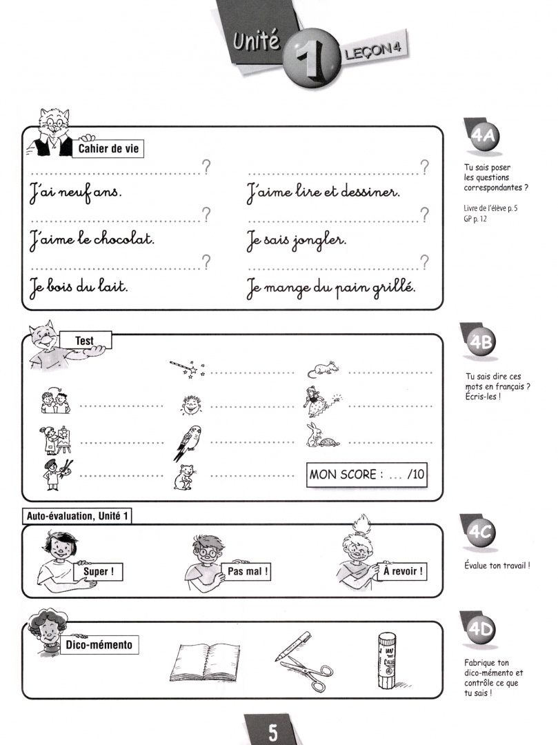 Colette Samson: Alex et Zoé + 2. A1.2. Cahier d'activités