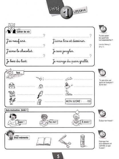Colette Samson: Alex et Zoé + 2. A1.2. Cahier d'activités