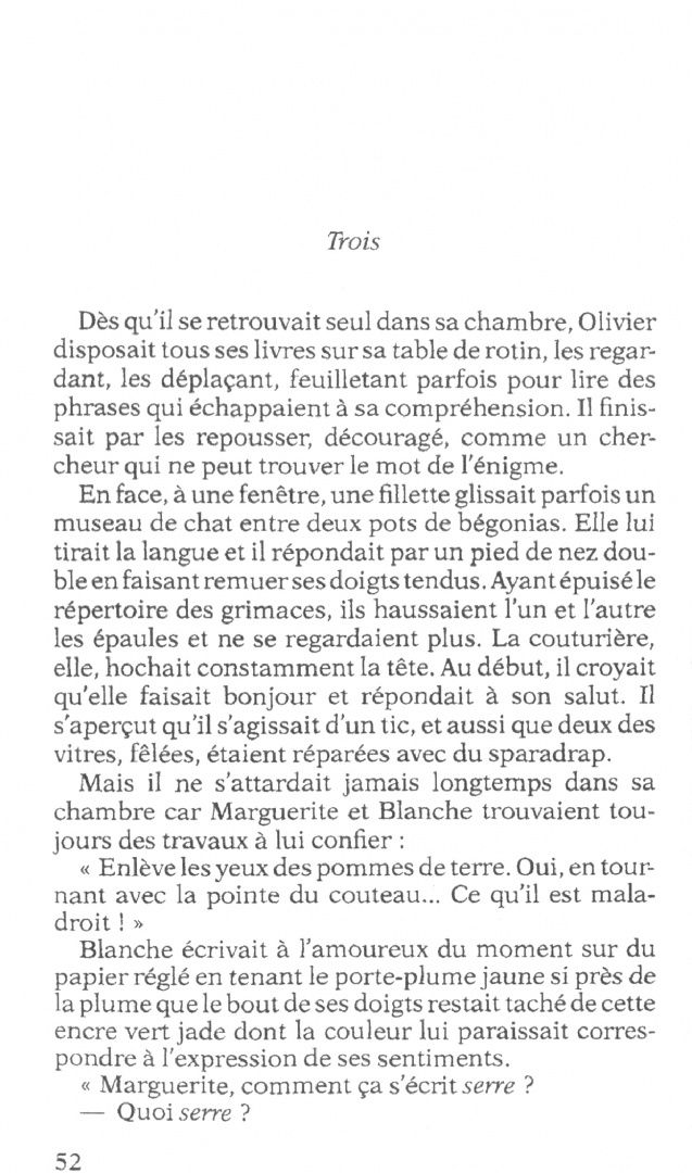 Robert Sabatier: Trois sucettes a la menthe