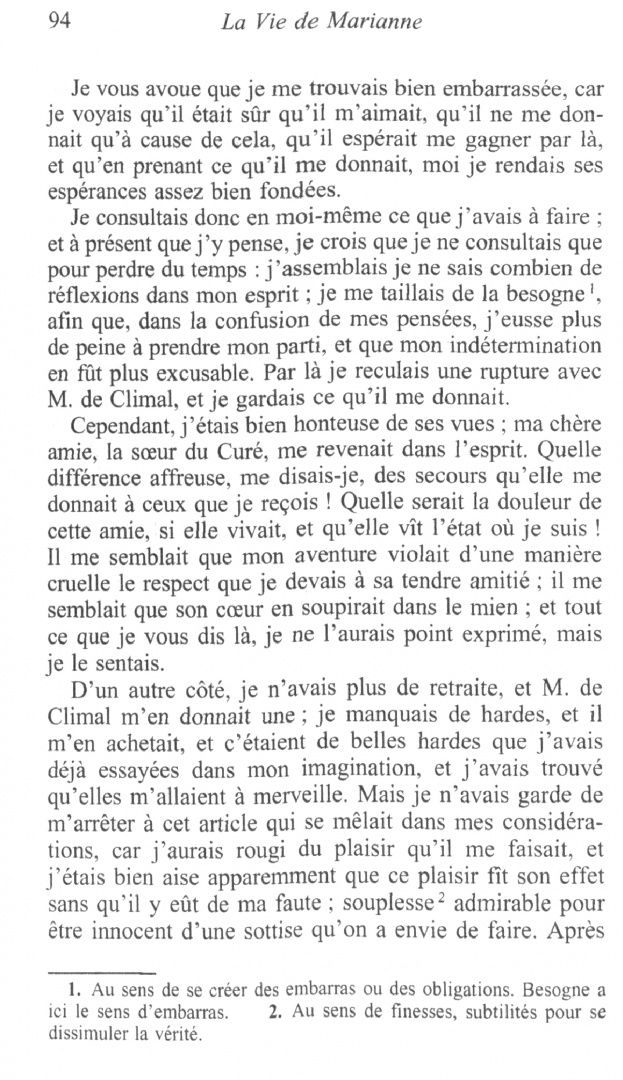 Marivaux de: La Vie de Marianne