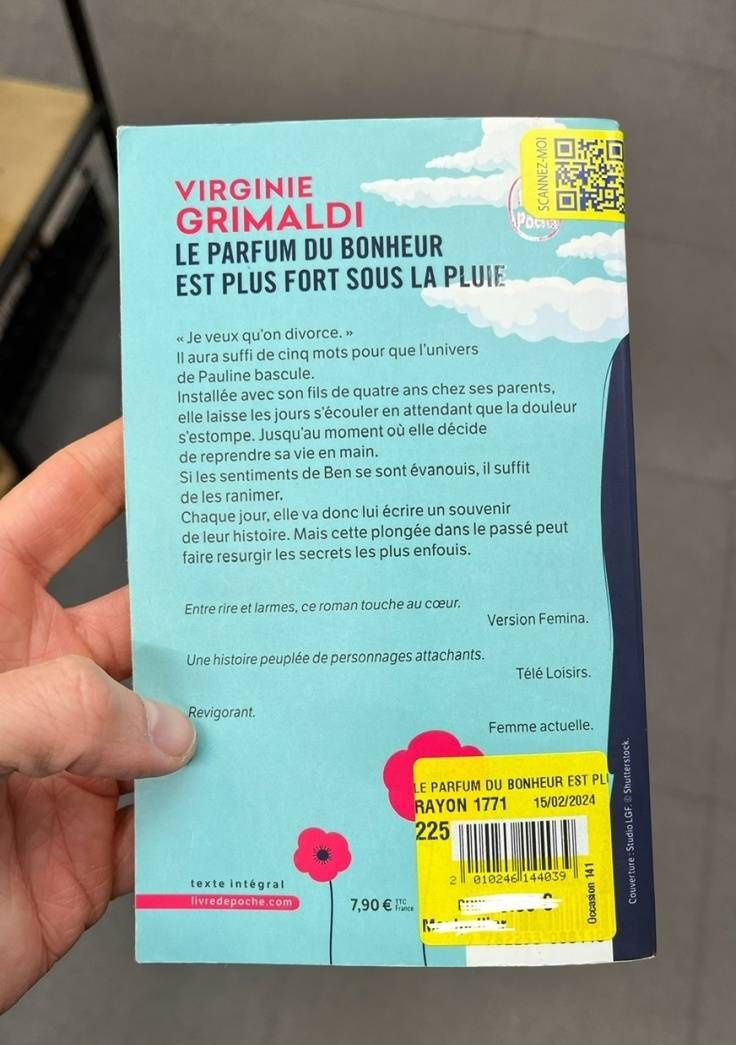 Virginie Grimaldi: Le parfum du bonheur est plus fort sous la pluie