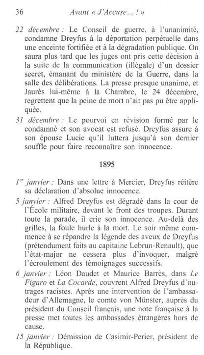Emile Zola: L'Affaire Dreyfus