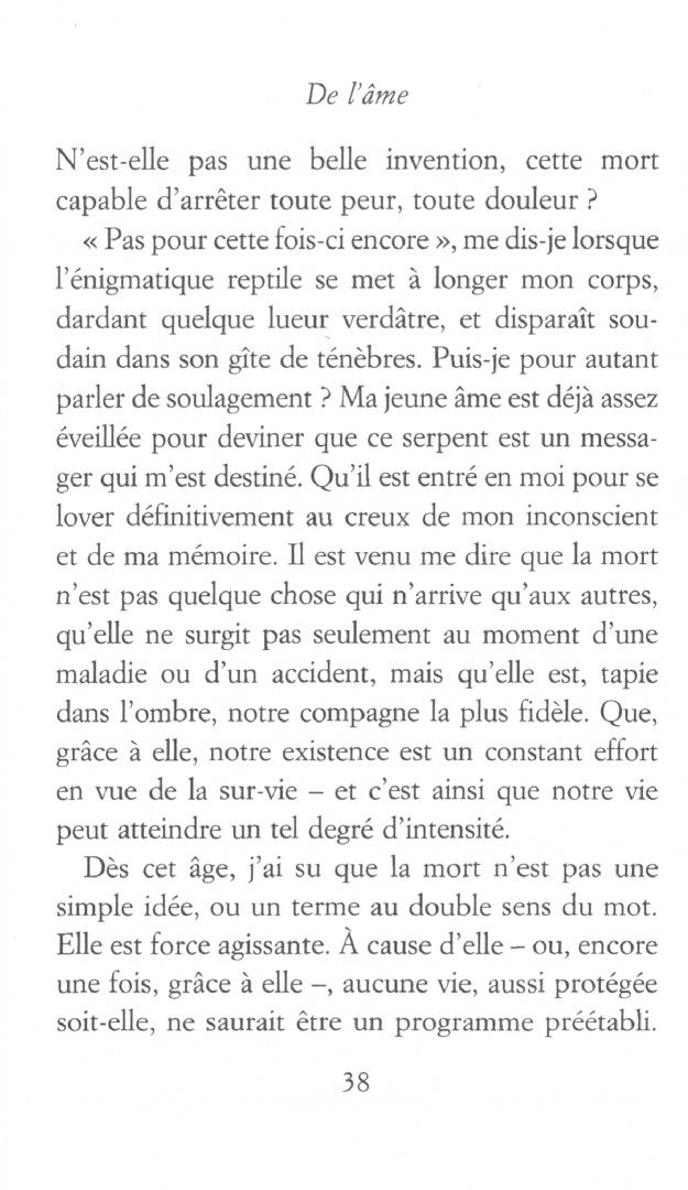Francois Cheng: De l'âme