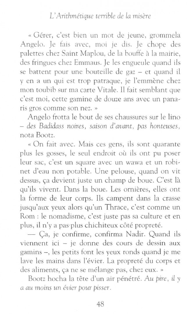 Catherine Dufour: L'arithmetique terrible de la misere