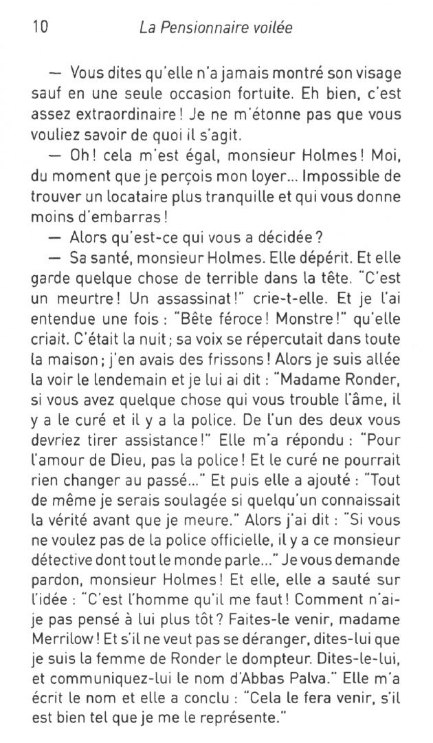 Дойл Конан: La Pensionnaire voilée