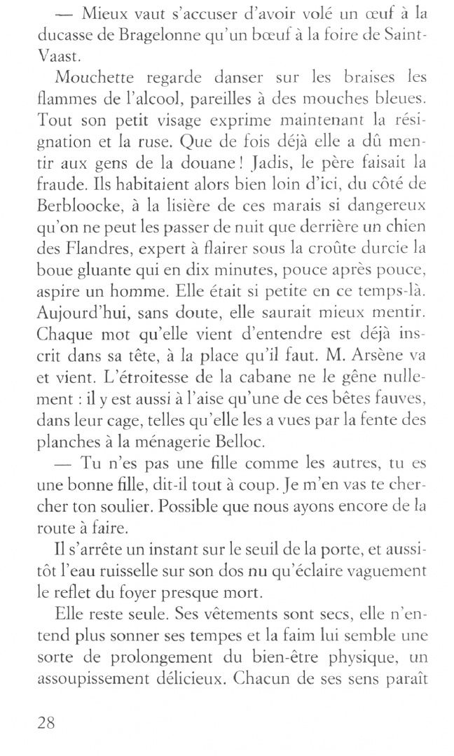 Georges Bernanos: Nouvelle histoire de Mouchette