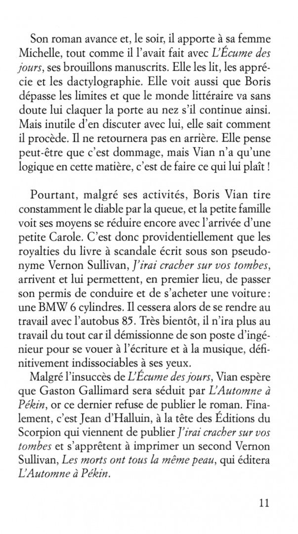 Boris Vian: L'Automne à Pékin