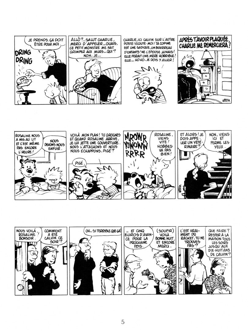 Bill Watterson: Calvin et Hobbes. Tome 3. On est fait comme des rats